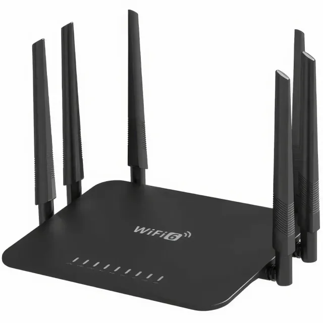 Роутер Модем Wi Fi LV-WR50Q 6 антен / Маршрутизатор бездротового роутера WIFI (AND LV-WR50Q)