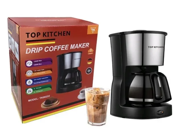 Кавоварка крапельна з підігрівом Top Kitchen для дому та офісу