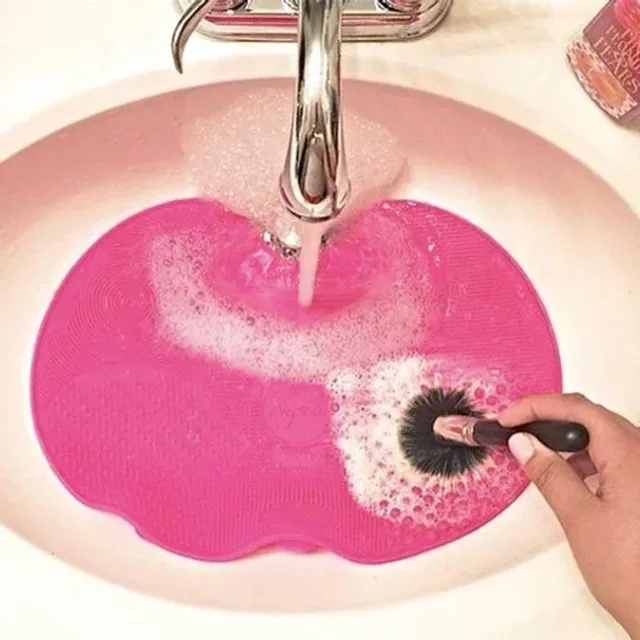Килимок для миття косметичних пензликів Brush Spa | Силіконовий килимок для очищення пензлів