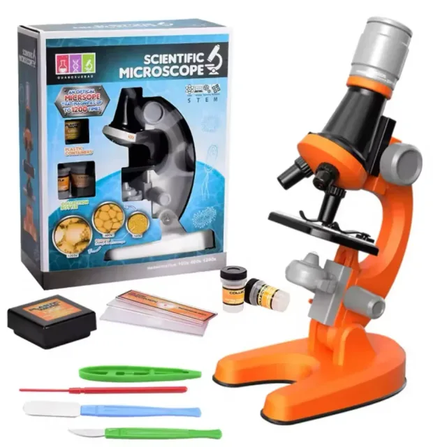 Дитячий мікроскоп Scientific Microscope збільшує у 1200 разів