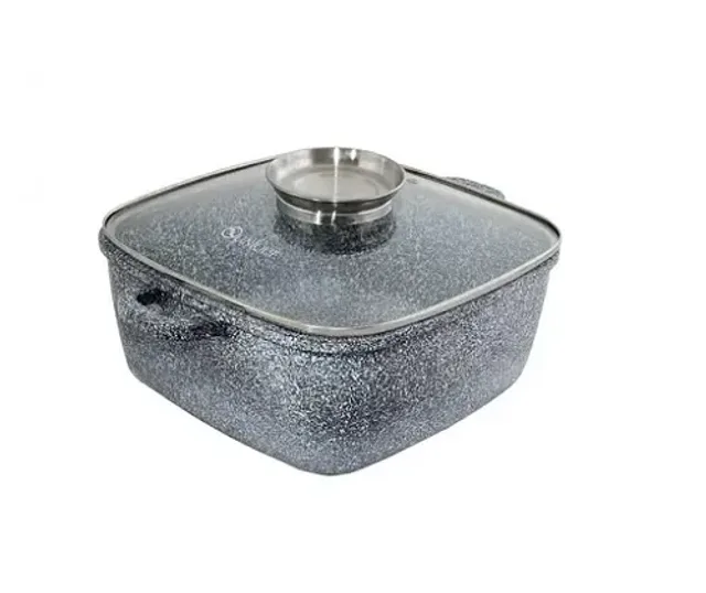 Котел жаровня з кришкою UNIQUE UN-5207