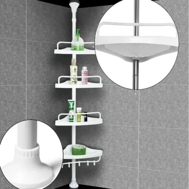 Кутова полиця для ванної кімнати Multi Corner Shelf, металева