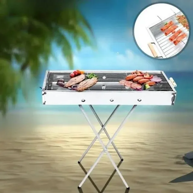 Переносний мангал BARBECUE TRAY 770T MD-008 809 (80*30*78см)
