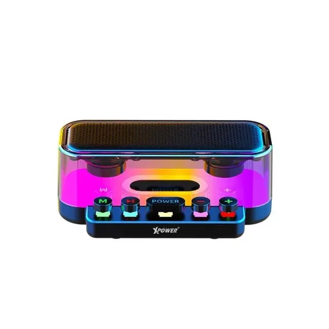 Портативна колонка Bluetooth з підсвічуванням RGB  Bluetooth 5.0, Type-C.