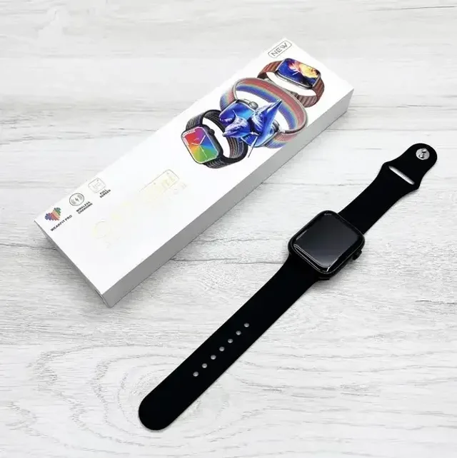 чорний Смарт-годинник Smart Watch GS7 MINI 41 мм, Фітнес годинник з тонометром та пульсоксиметром