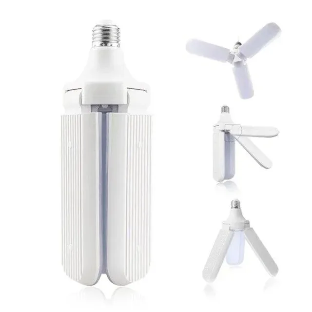 Світлодіодна лампа Fan Blade Led 45W E27 потрійна у формі вентилятора